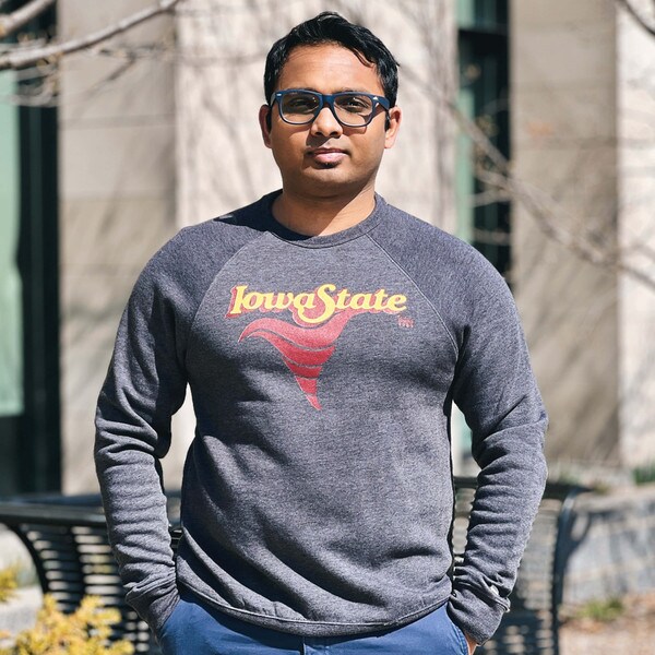 Homefield Iowa State Swirl Gray Crewneck